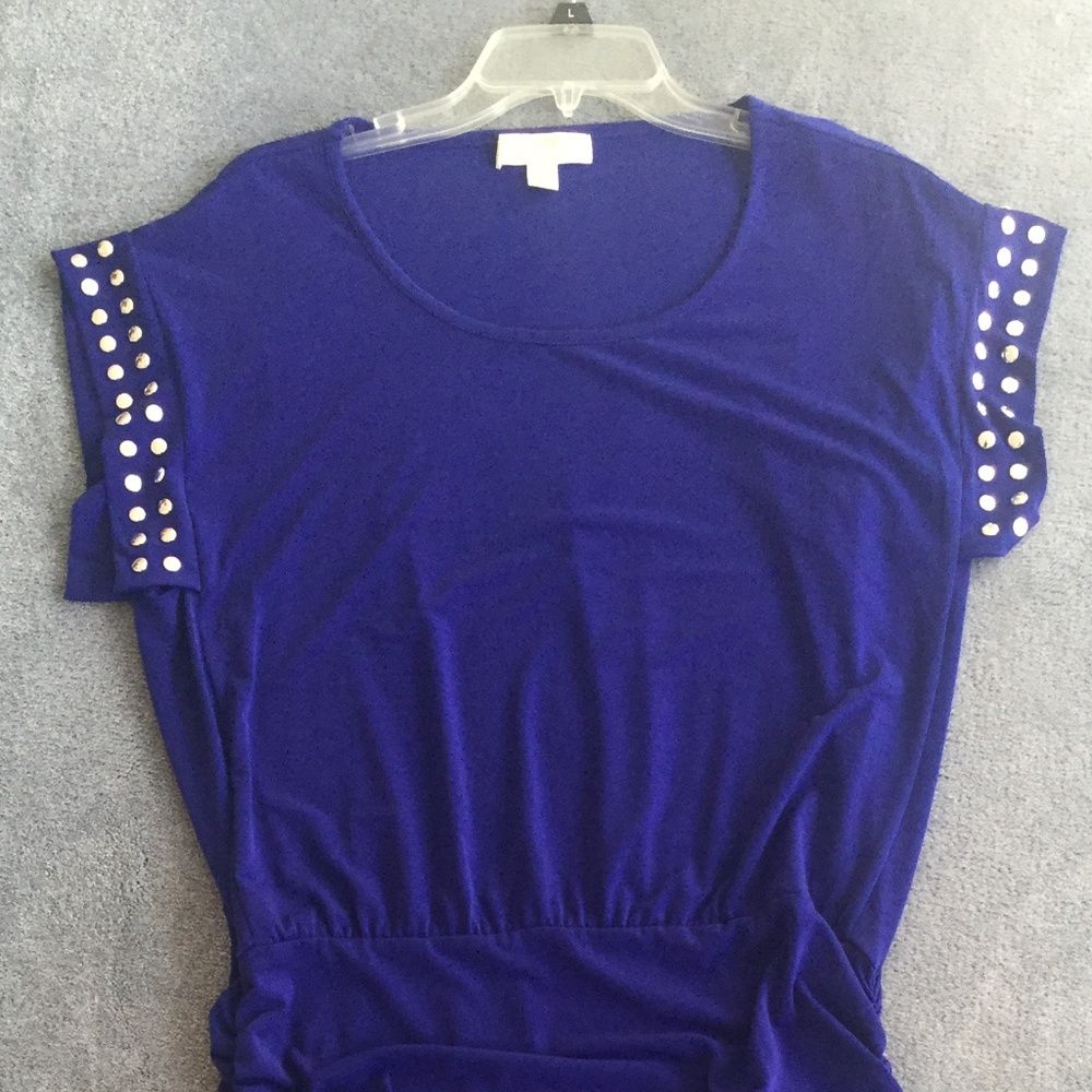 MICHAEL KORS - Royal  Dress - Size LARGE - NEW!